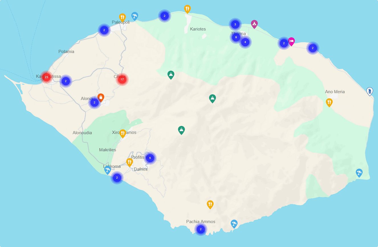 Samothraki Map
