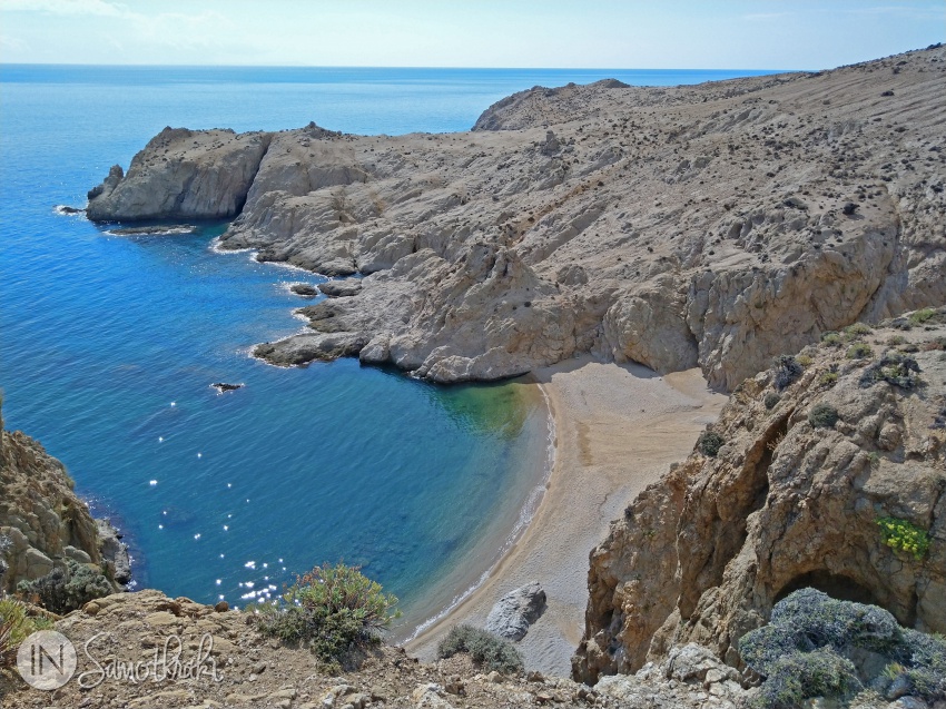 Secluded beach in Samothrace