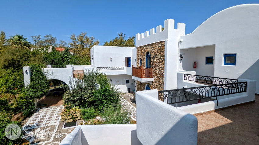 The street-facing facade