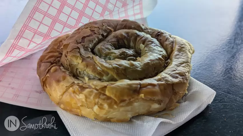 Pastries are also available during the morning.