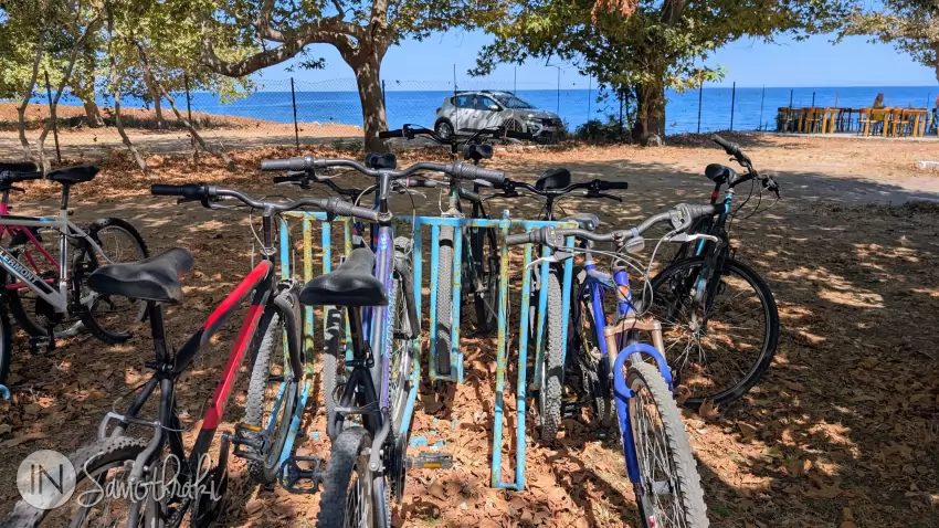 You can also rent bicycles at the campsite.