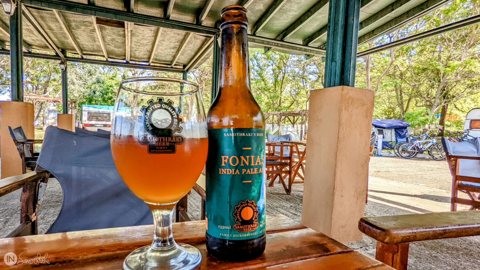 Fonias Pale Ale, the beer of Samothraki