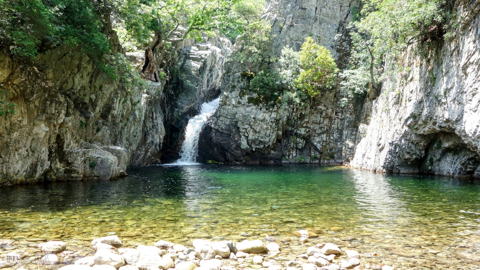 Hiking the Fonias River Up to the Kleidosi Waterfall
