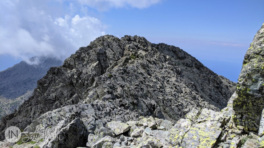 In several sections, the trail is difficult and requires attention.