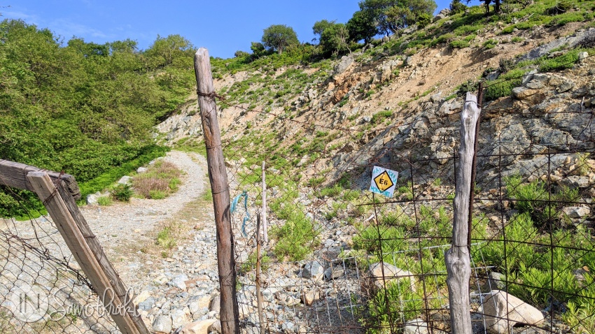 At one point, you will encounter a gate. After opening it to pass through, please ensure you close and latch it behind you.