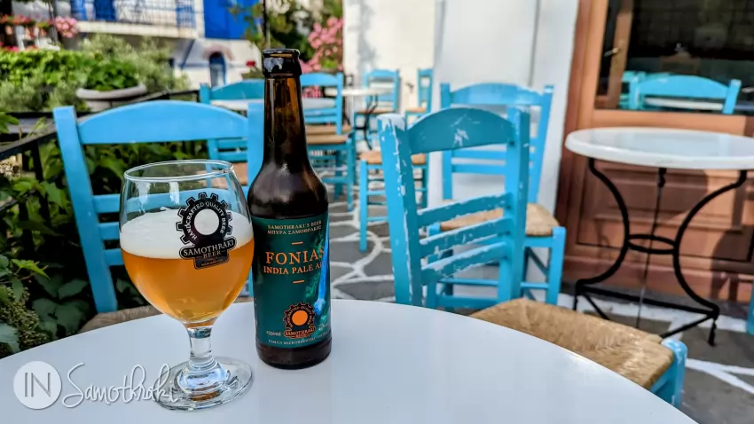 Fonias IPA at Caf&eacute; Kalderimi in Chora