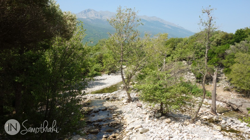 The beginning of the Fonias trail
