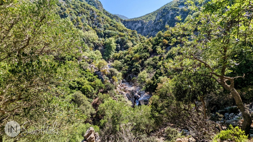 From other parts you can have a glimpse of the Fonias Canyon.
