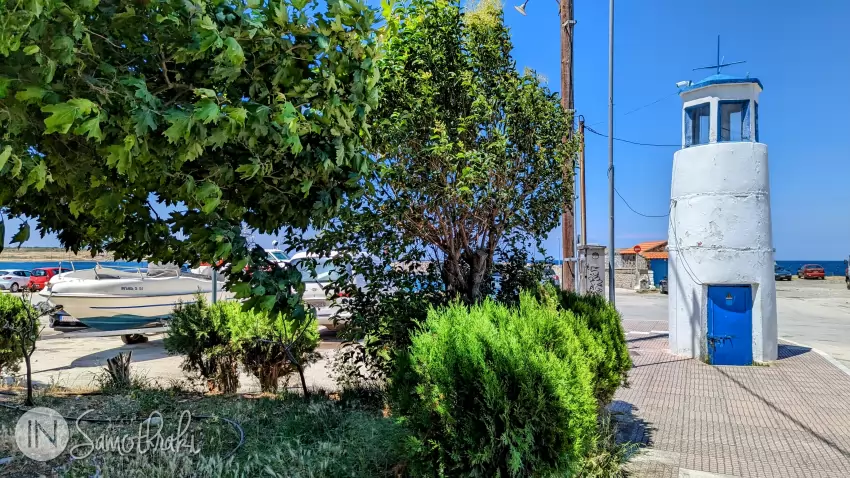 The old lighthouse of Kamariotissa