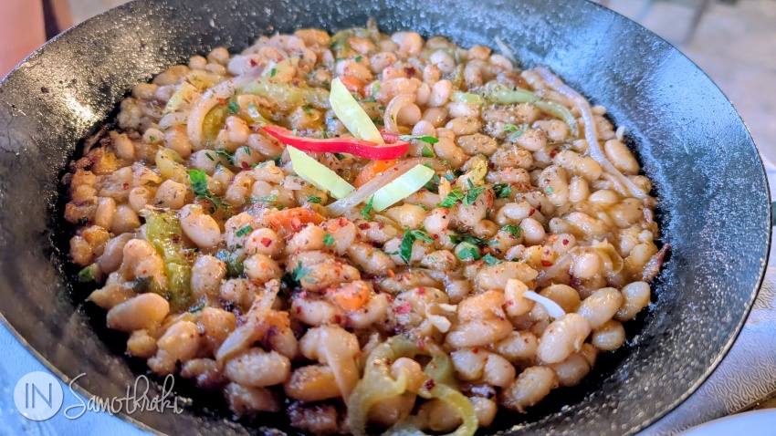 Fasolada tsigaristi, a traditional dish from Samothraki