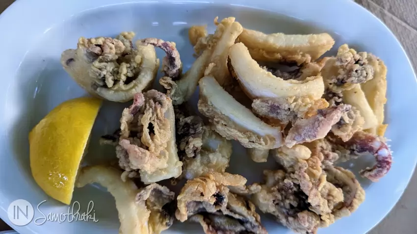 Fried calamari