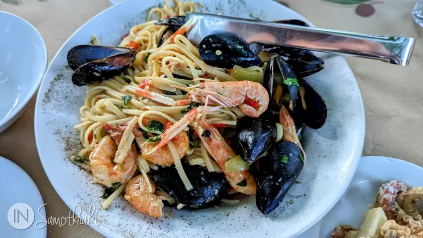 Seafood pasta