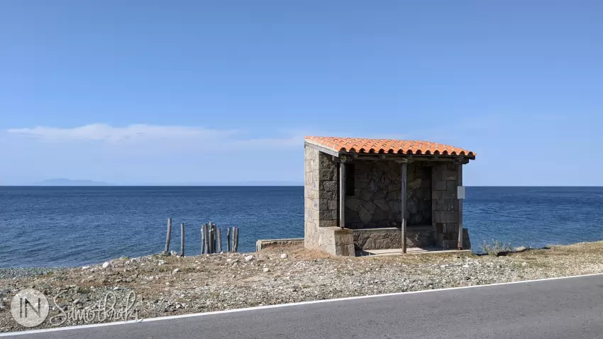 Bus station in Palaiopoli