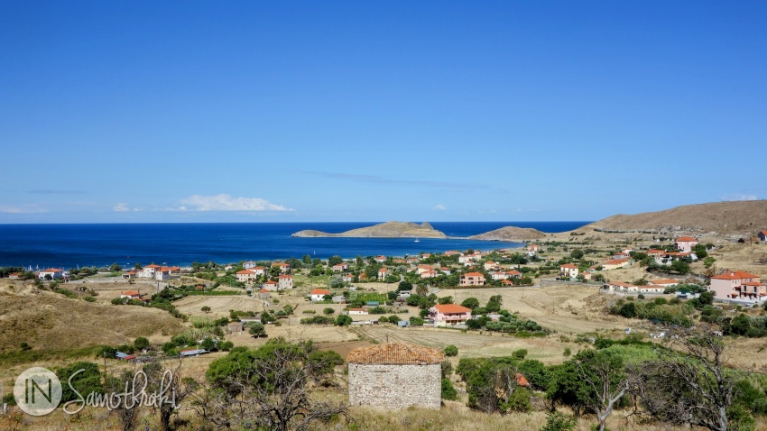 In some days of the week the ferry travels to the island of Limnos.