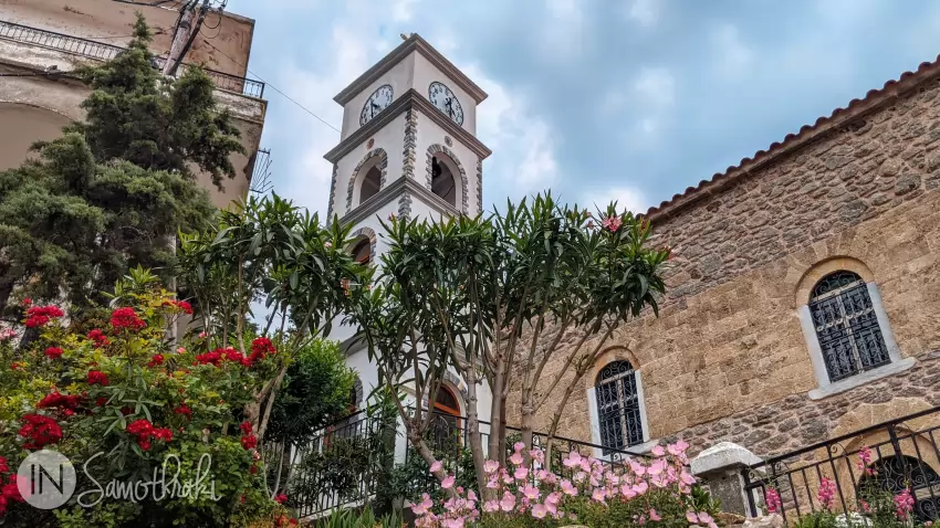 The bell tower can be seen from all over the town.