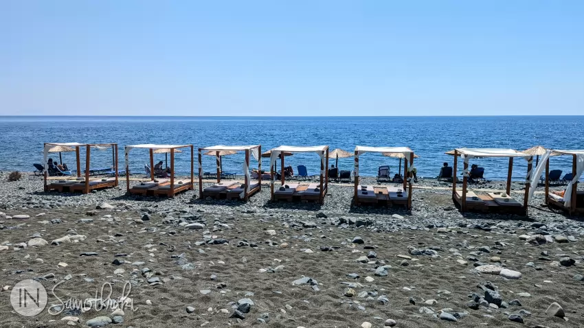 The beach of Samothraki Beach Hotel