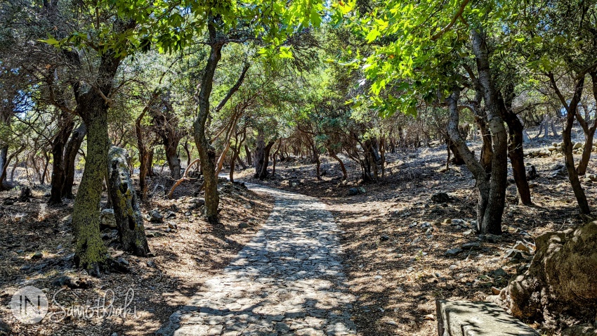 The path begins next to the church and leads you first to the Archaeological Museum.