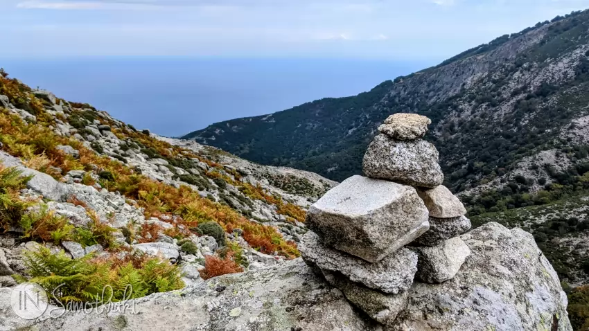 The weather is perfect for hiking up the mountains.