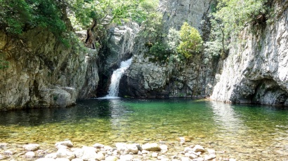 Hiking the Fonias River Up to the Kleidosi Waterfall