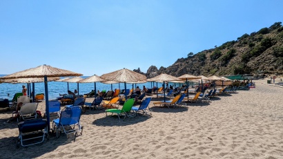 Pachia Ammos, the Most Popular Beach in Samothraki