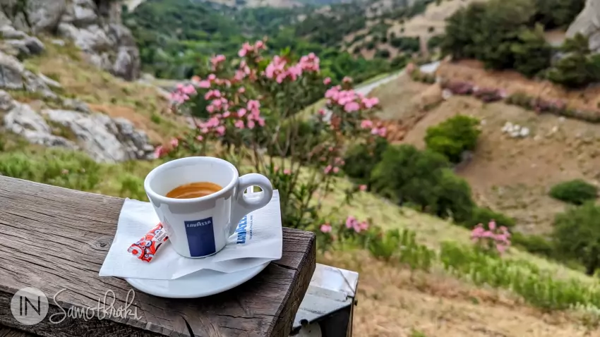 Espresso at O Pyrgos Caf&eacute;