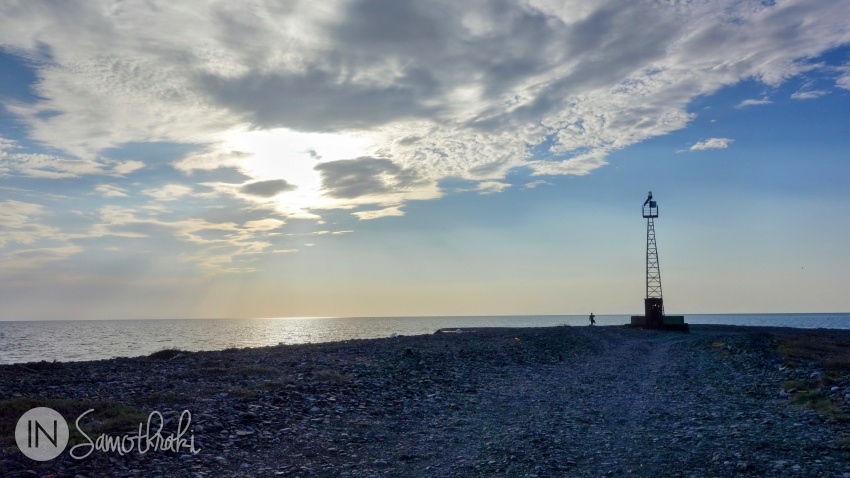 The lighthouse on Akrotiri Cape