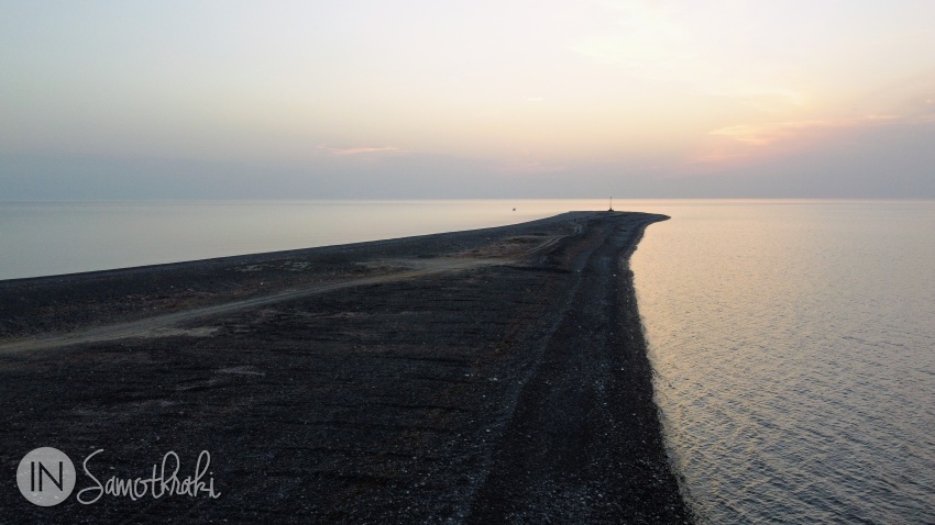 Cape Akrotiri is the longest on the island of Samothraki.